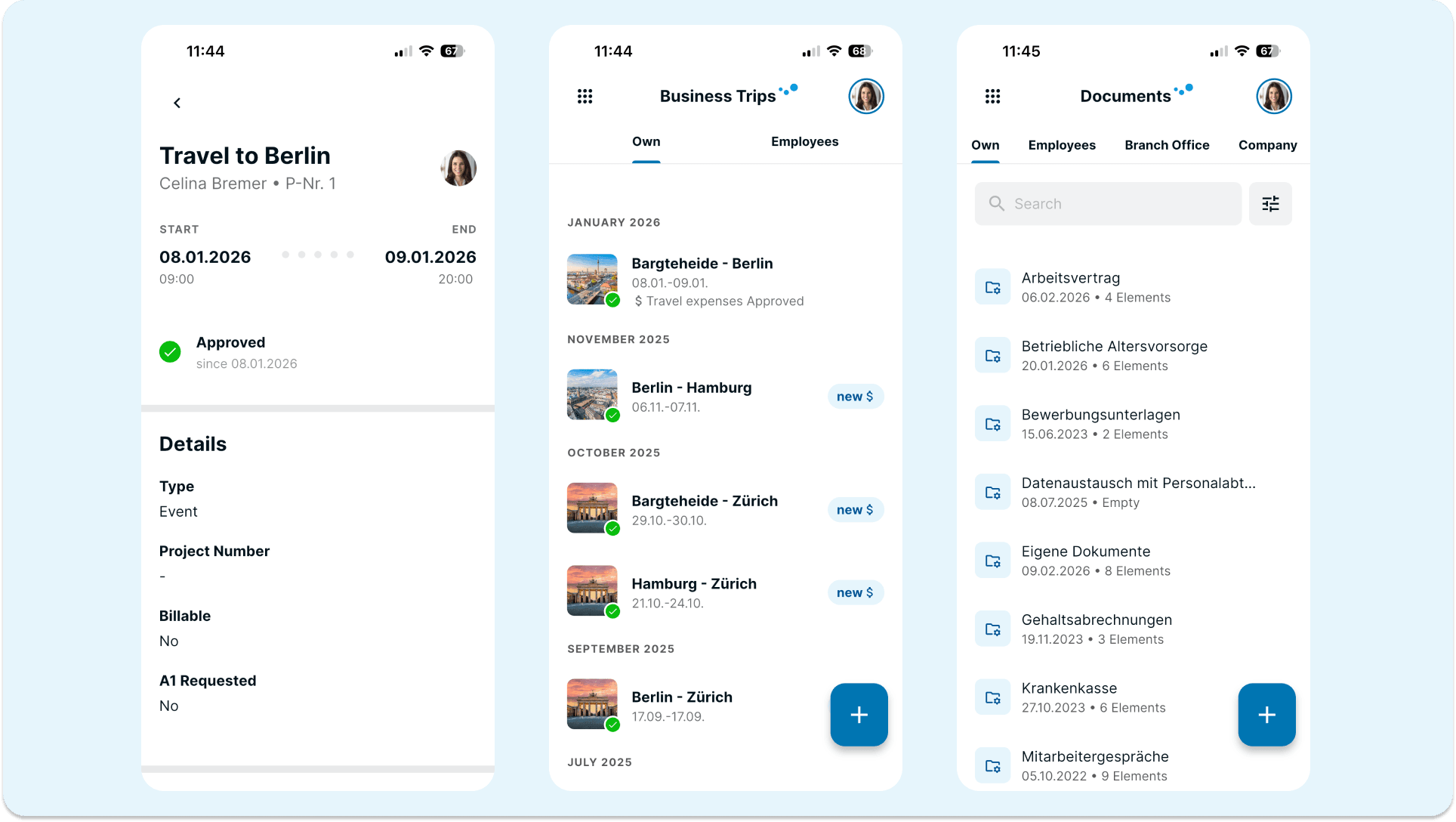 Human resources management app from HRlab