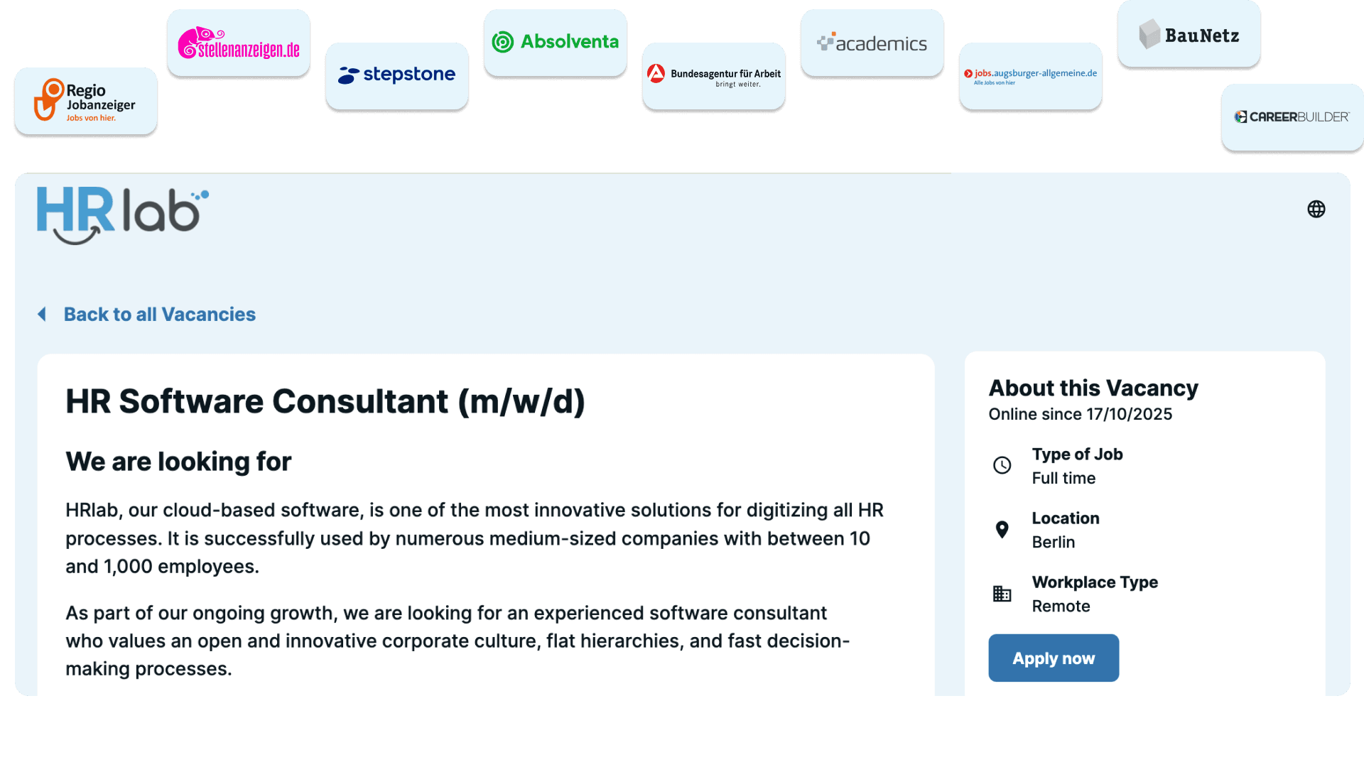 Multiposting with HRlab